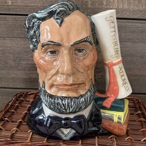 RARE Pascoe & Company- Abraham Lincoln LARGE Character Jug LIMITED EDN OF 250